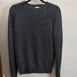 Abercrombie & Fitch Dark Gray Crewneck Sweater